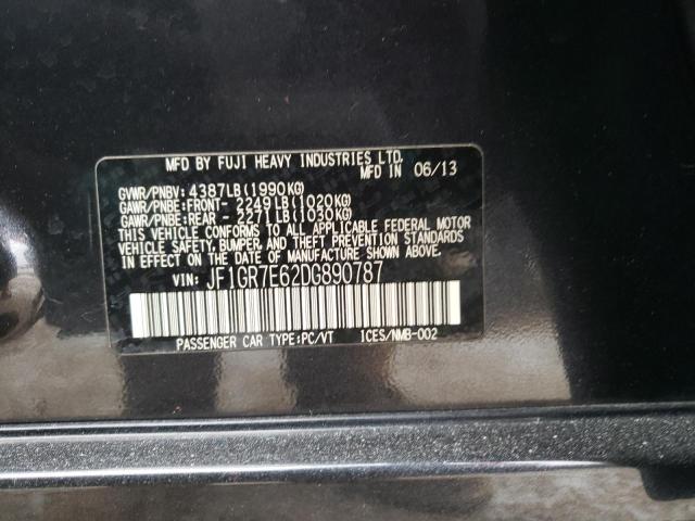Photo 10 from auction – 2013 SUBARU IMPREZA WR with VIN JF1GR7E62DG890787