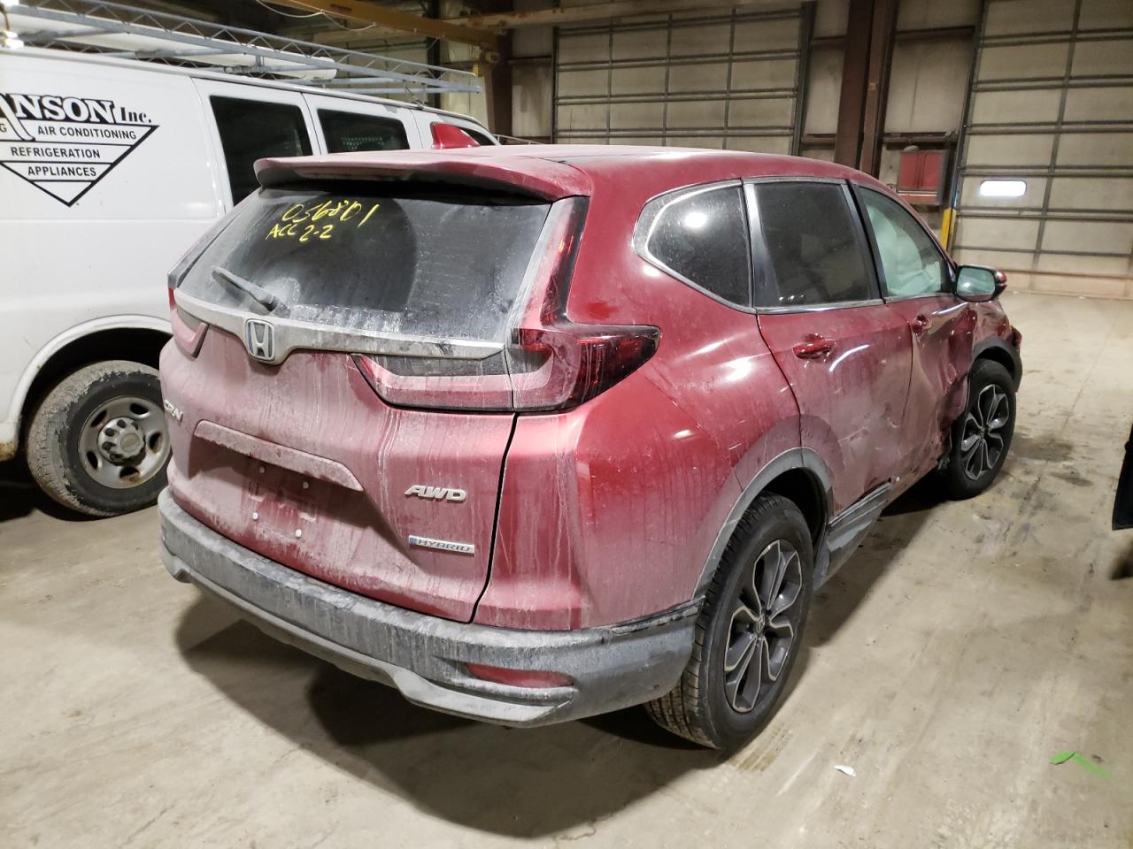 Photo 4 from auction – 2021 HONDA CRV with VIN 7FART6H57ME036801