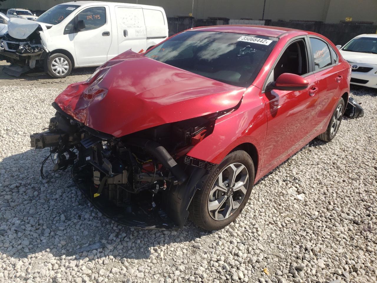 Photo 2 from auction – 2021 KIA FORTE FE with VIN 3KPF24AD0ME388972