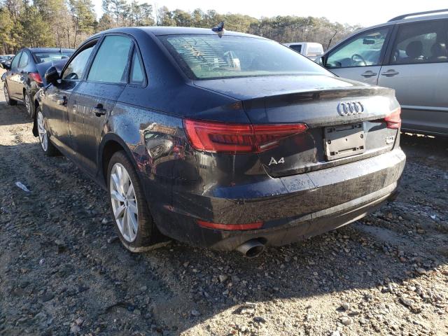 Photo 3 from auction – 2017 AUDI A4 PREMIUM with VIN WAUANAF49HA177350