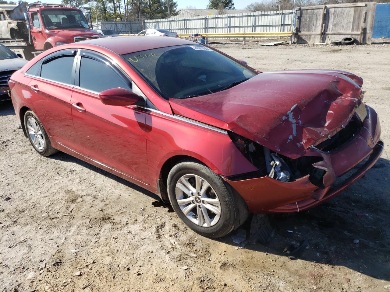 Photo 1 from auction – 2013 HYUNDAI SONATA GLS with VIN 5NPEB4AC9DH673166