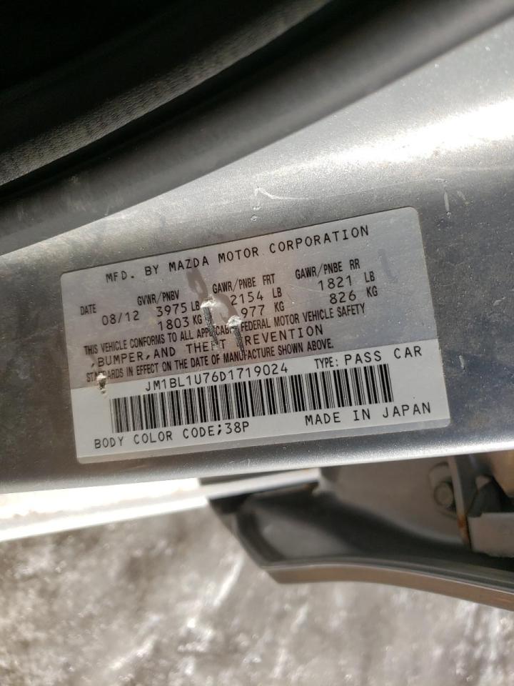 Photo 10 from auction – 2013 MAZDA 3 I with VIN JM1BL1U76D1719024