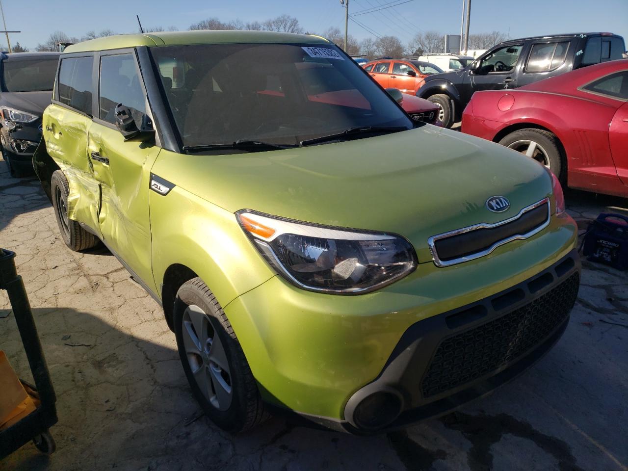 KIA SOUL 2016 with VIN KNDJN2A26G7853246 - Photo from auction