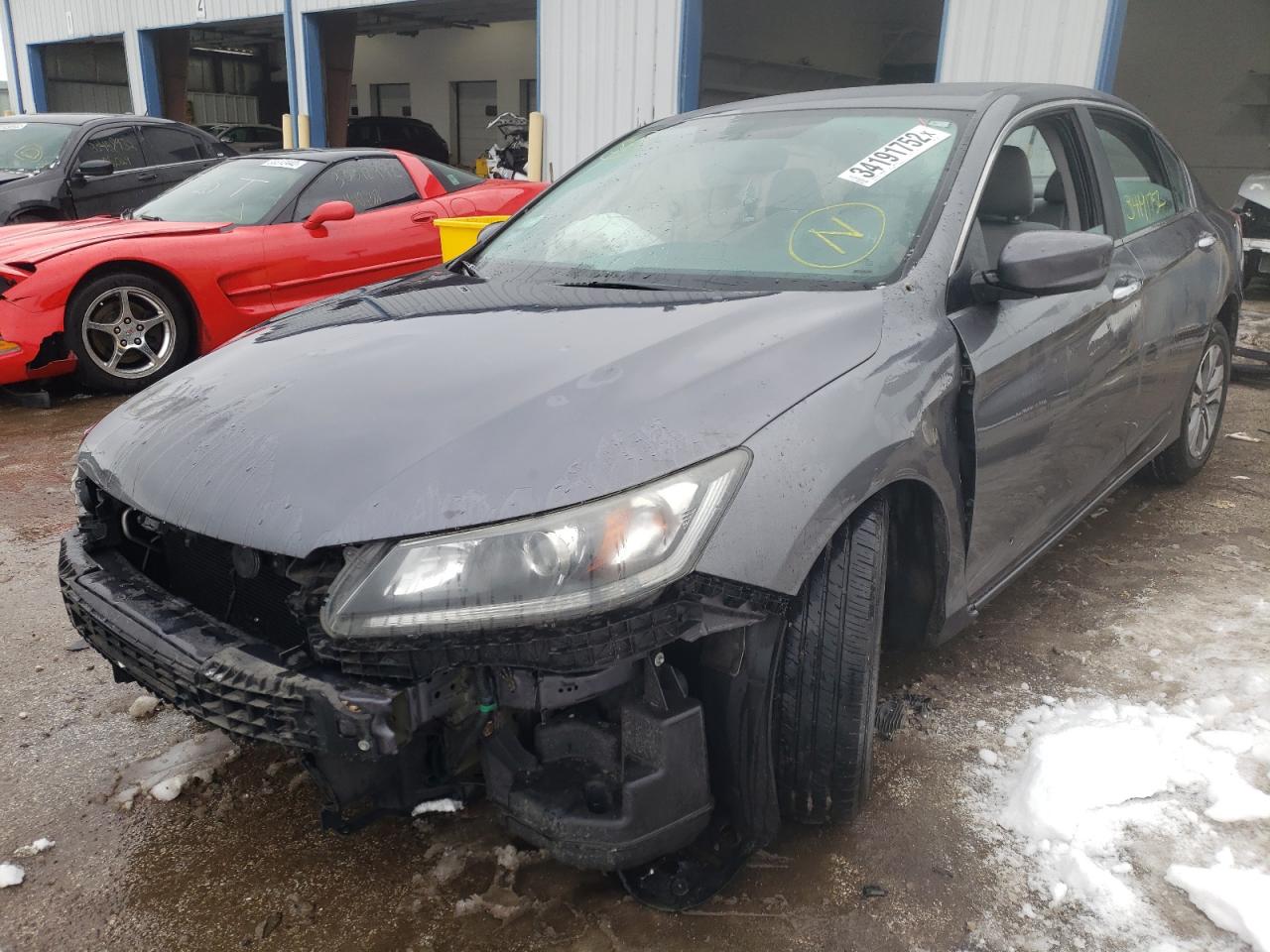 Photo 2 from auction – 2014 HONDA ACCORD LX with VIN 1HGCR2F33EA128445