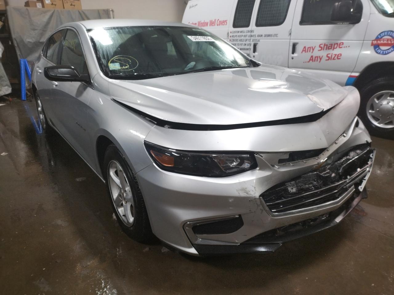 CHEVROLET MALIBU LS 2018 with VIN 1G1ZB5ST5JF284741 - Photo from auction