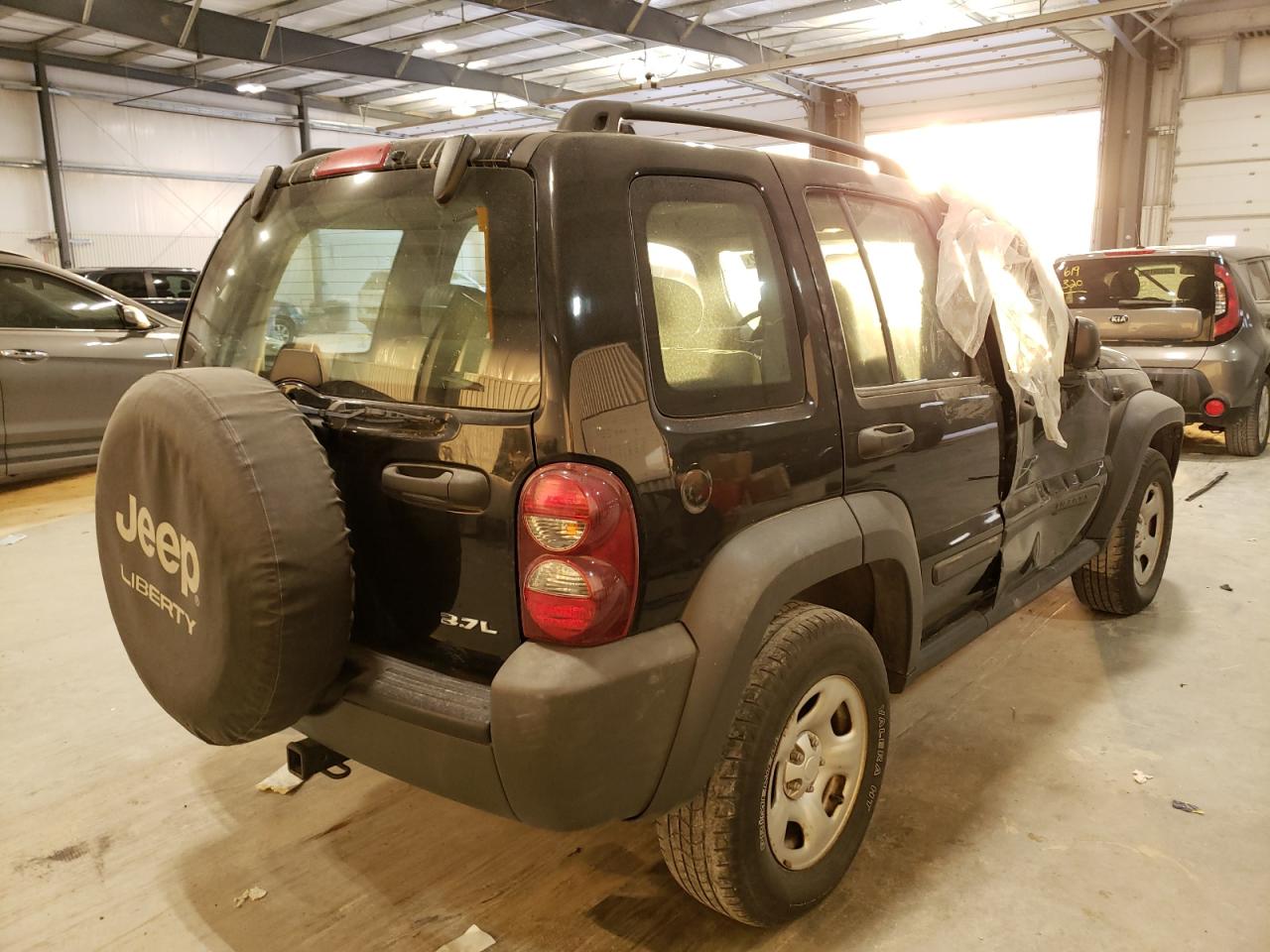 Photo 4 from auction – 2007 JEEP LIBERTY SP with VIN 1J4GL48KX7W677643