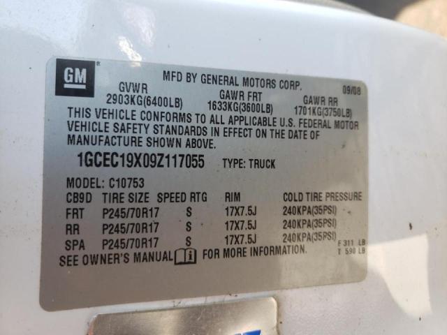 Photo 10 from auction – 2009 CHEVROLET SILVERADO with VIN 1GCEC19X09Z117055