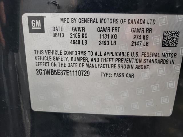 Photo 10 from auction – 2014 CHEVROLET IMPALA LIM with VIN 2G1WB5E37E1110729