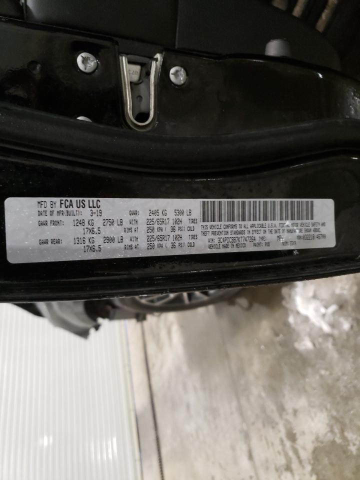 Photo 10 from auction – 2019 DODGE JOURNEY SE with VIN 3C4PDCBB7KT747264