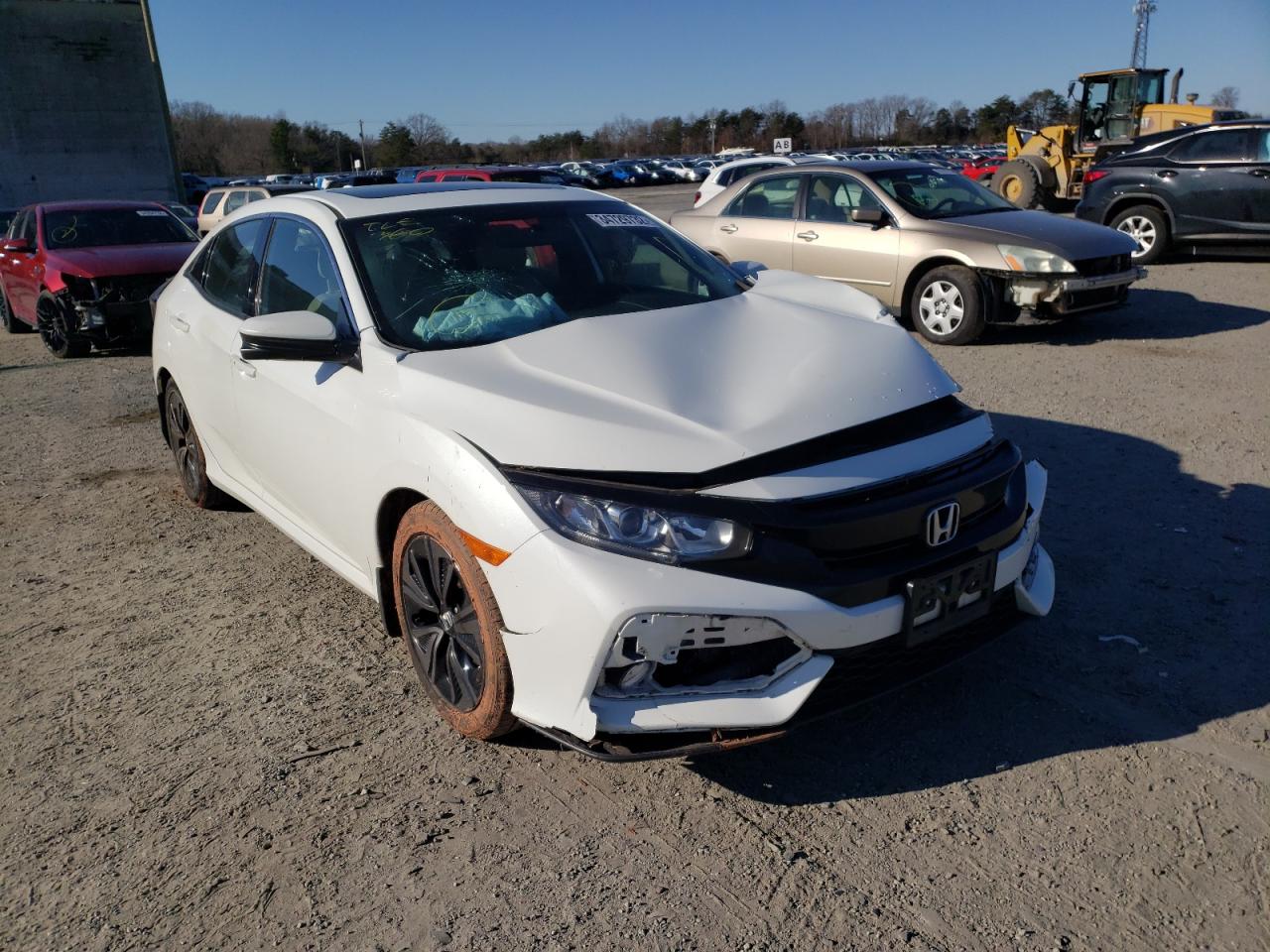 HONDA CIVIC EX 2017 with VIN SHHFK7H58HU214940 - Photo from auction