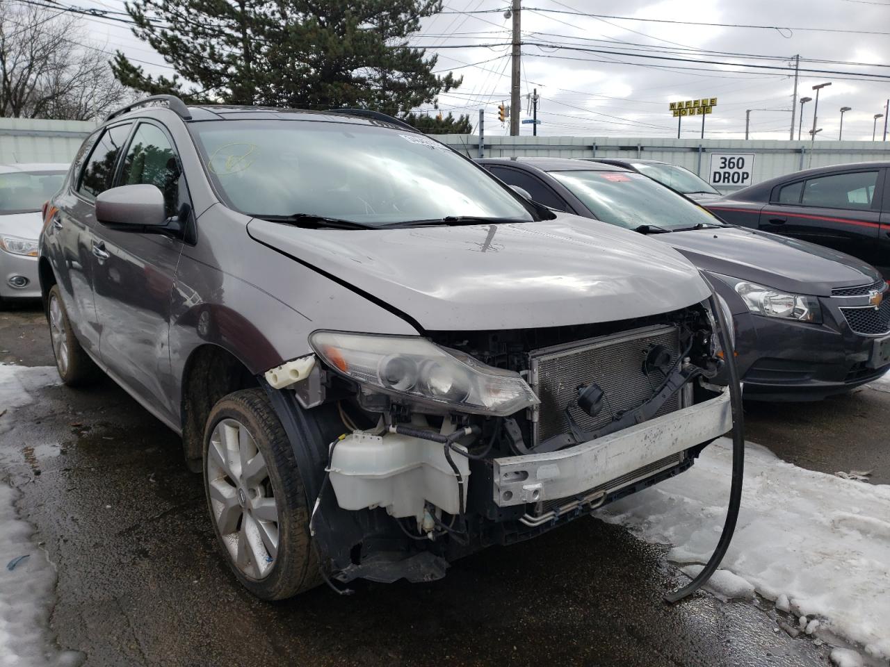 NISSAN MURANO S 2011 with VIN JN8AZ1MW8BW166558 - Photo from auction