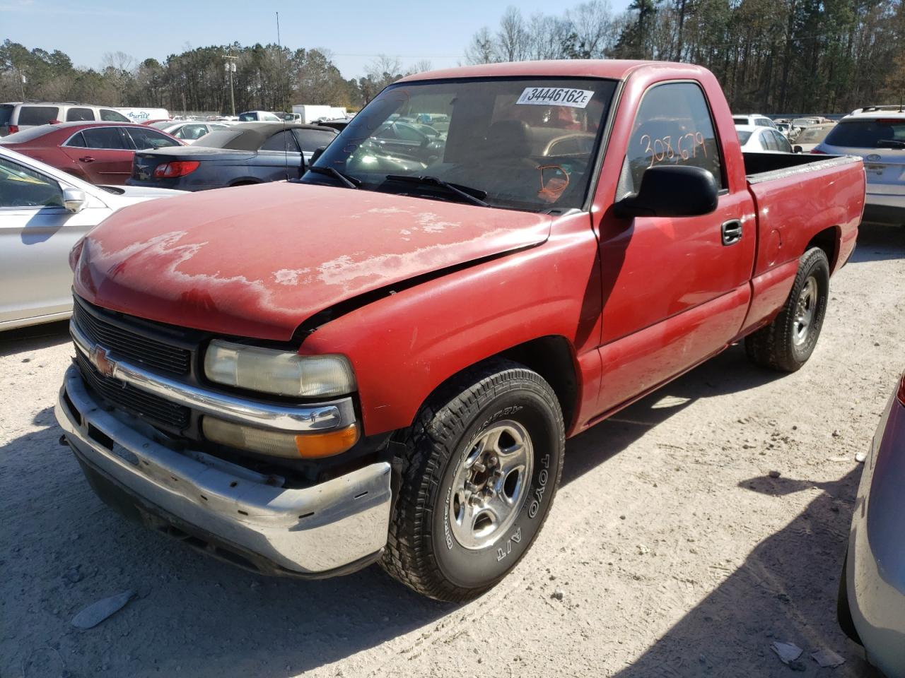 Photo 2 from auction – 2000 CHEVROLET SILVERADO with VIN 1GCEC14W9YZ280932