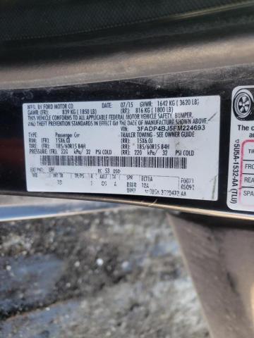 Photo 10 from auction – 2015 FORD FIESTA SE with VIN 3FADP4BJ5FM224693