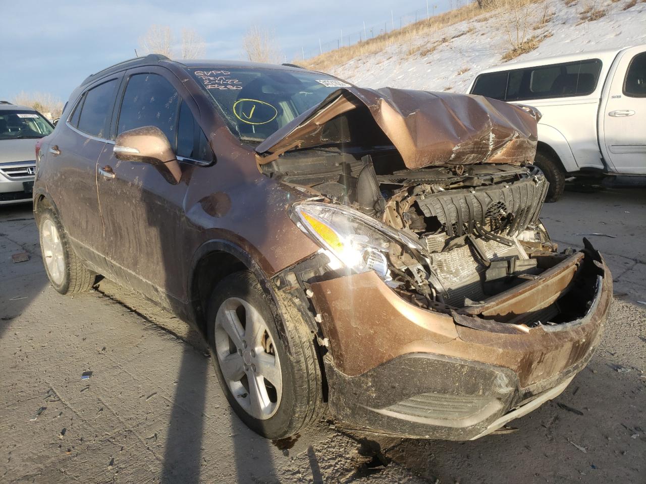 BUICK ENCORE 2016 with VIN KL4CJESB7GB554652 - Photo from auction