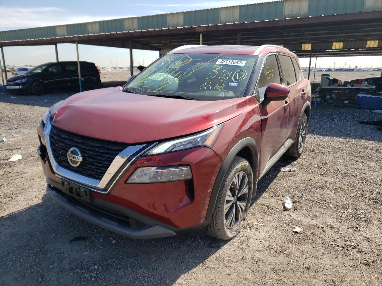 Photo 2 from auction – 2021 NISSAN ROGUE SV with VIN 5N1AT3BA2MC807252