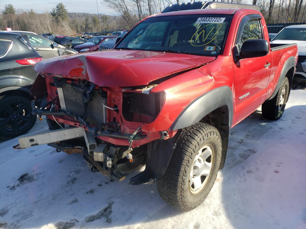 Photo 2 from auction – 2010 TOYOTA TACOMA with VIN 5TEPX4EN4AZ677396