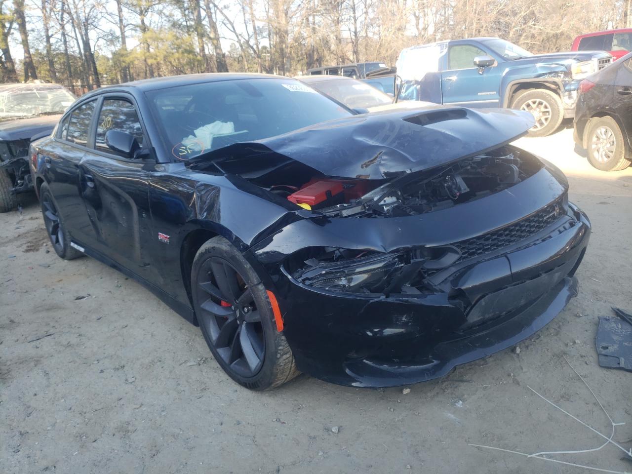 DODGE CHARGER SC 2019 with VIN 2C3CDXGJ0KH667484 - Photo from auction