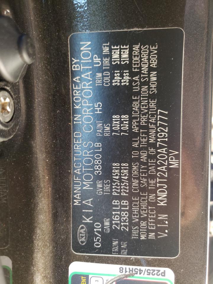 Photo 10 from auction – 2010 KIA SOUL + with VIN KNDJT2A20A7192777