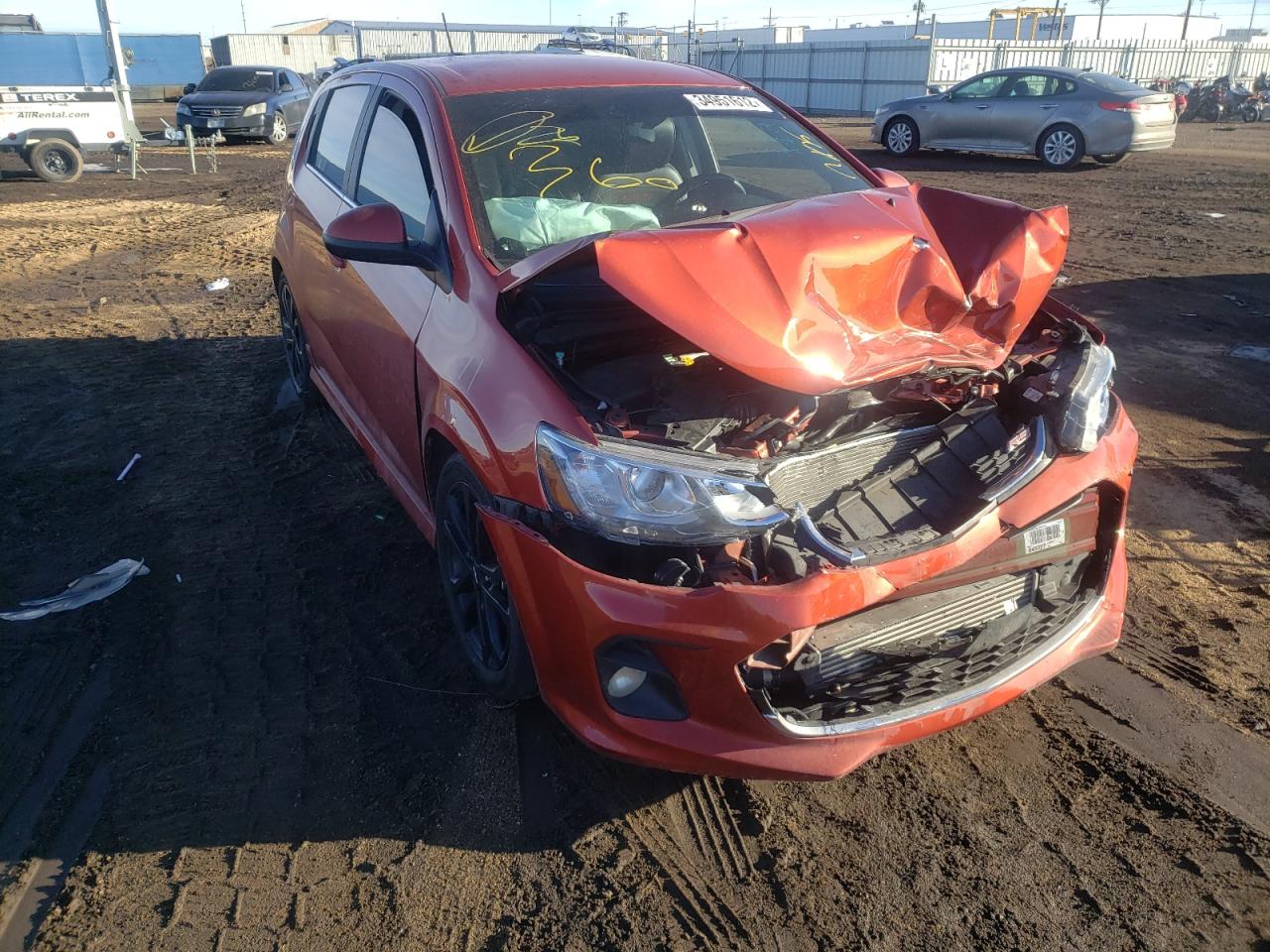 CHEVROLET SONIC PREM 2020 with VIN 1G1JF6SB9L4114010 - Photo from auction