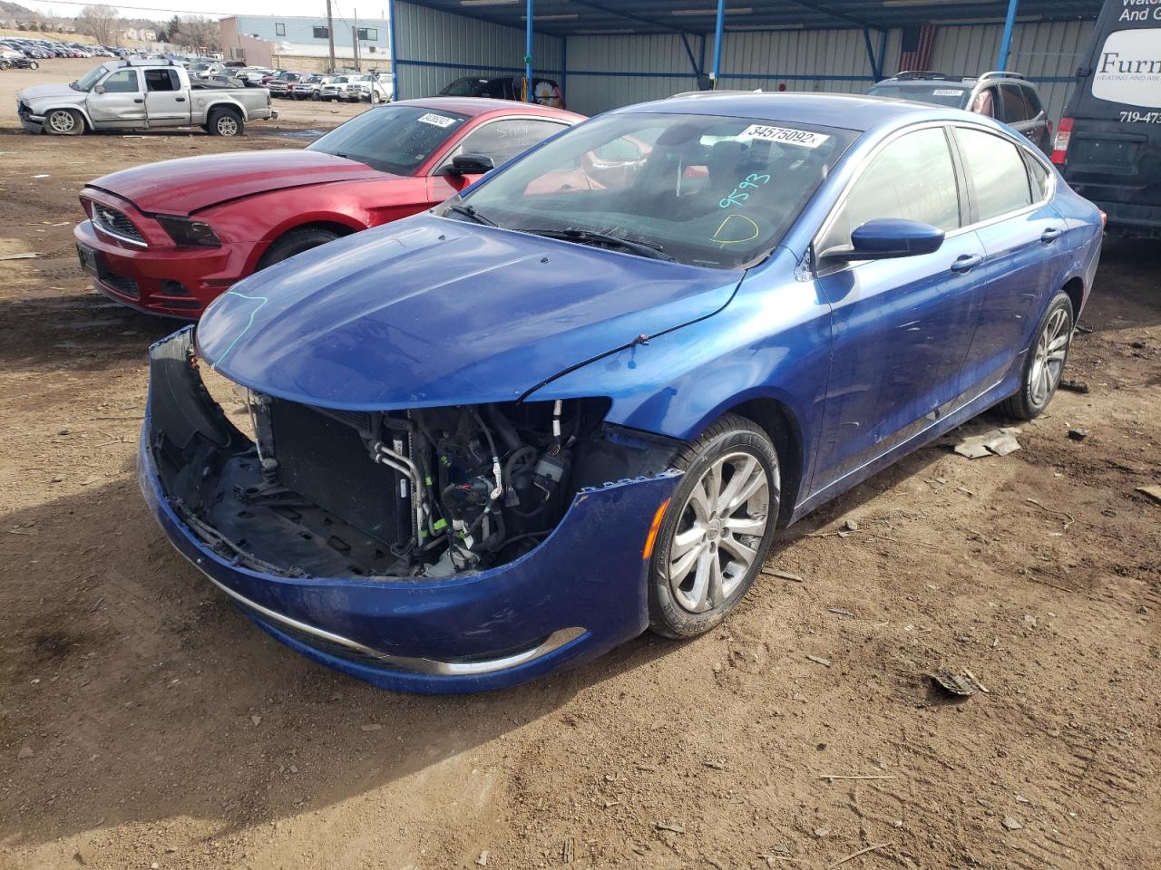 Photo 2 from auction – 2015 CHRYSLER 200 LIMITE with VIN 1C3CCCAB4FN637155