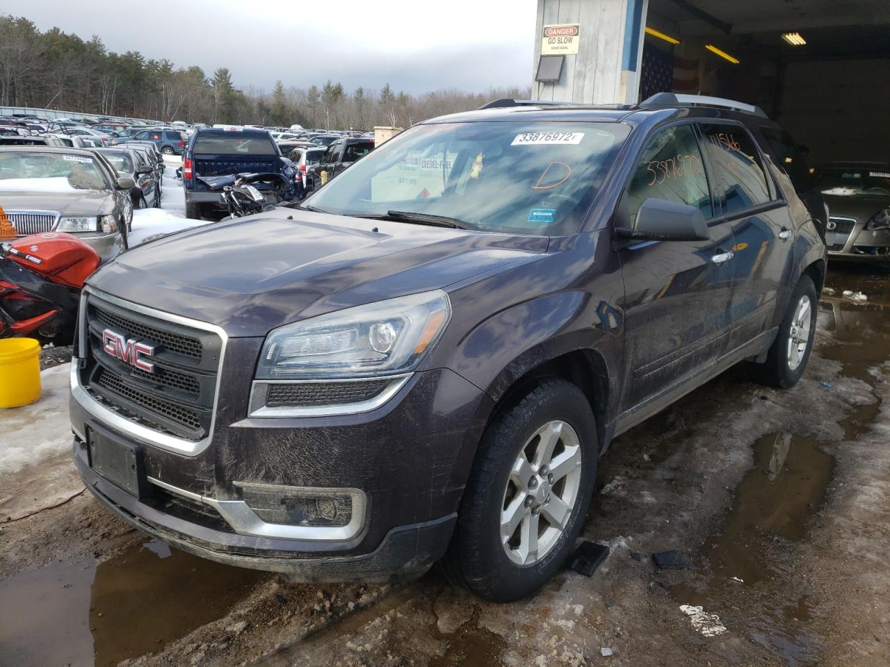 Photo 2 from auction – 2015 GMC ACADIA SLE with VIN 1GKKVNED8FJ229844