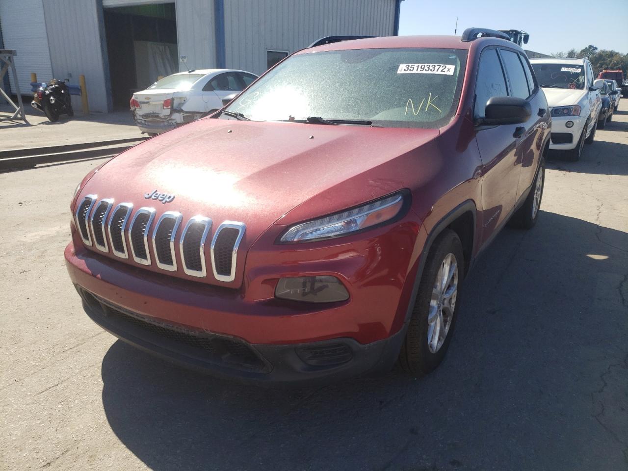 Photo 2 from auction – 2016 JEEP CHEROKEE S with VIN 1C4PJLAB6GW265171