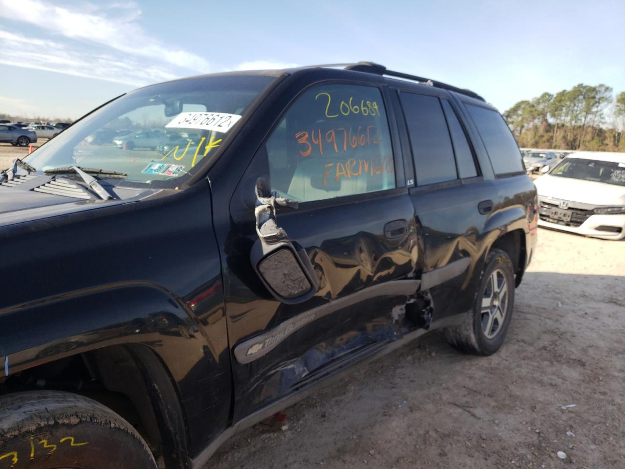 Photo 9 from auction – 2003 CHEVROLET TRAILBLAZE with VIN 1GNDT13S432274085