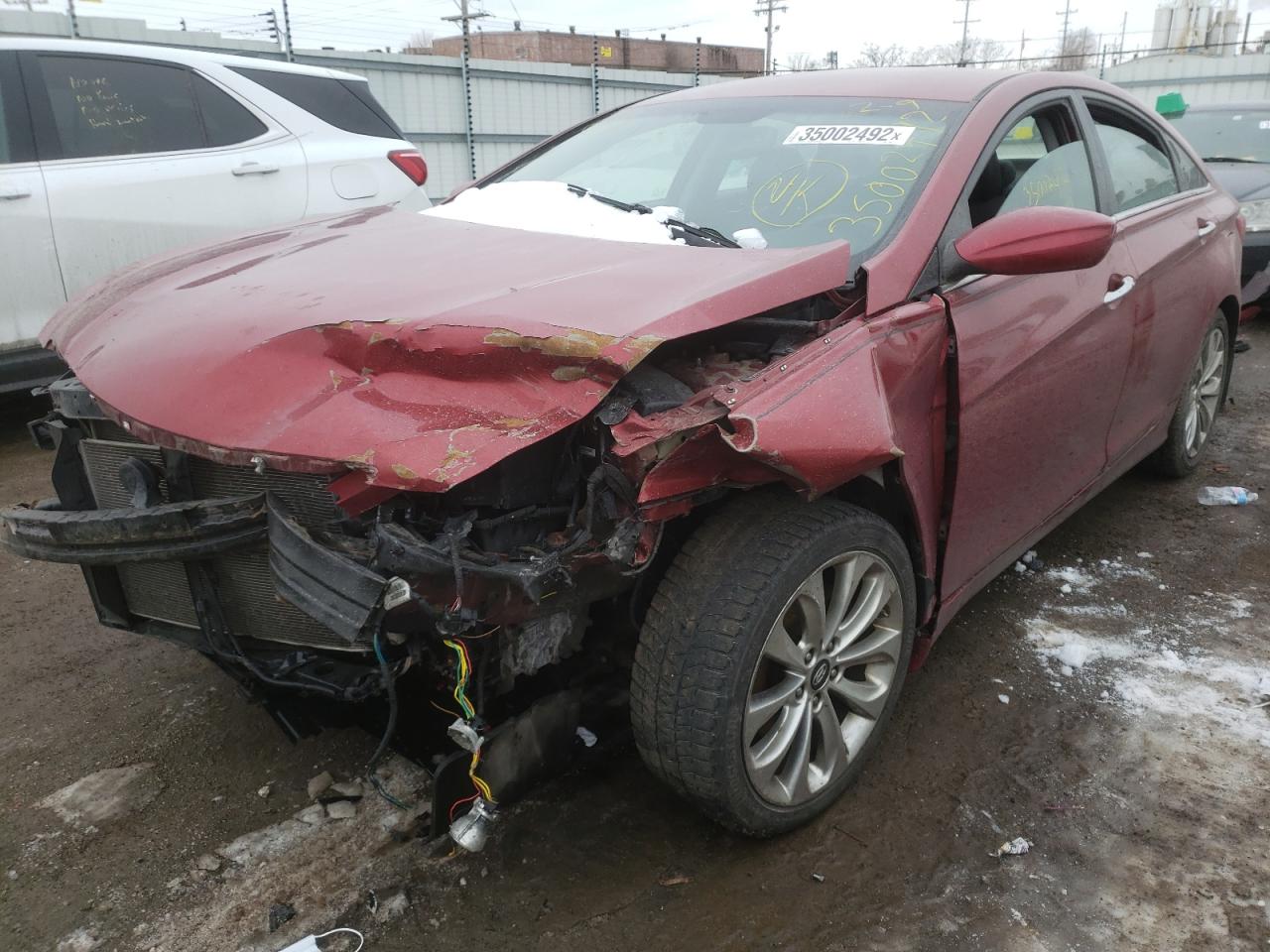 Photo 2 from auction – 2013 HYUNDAI SONATA SE with VIN 5NPEC4AC0DH759091