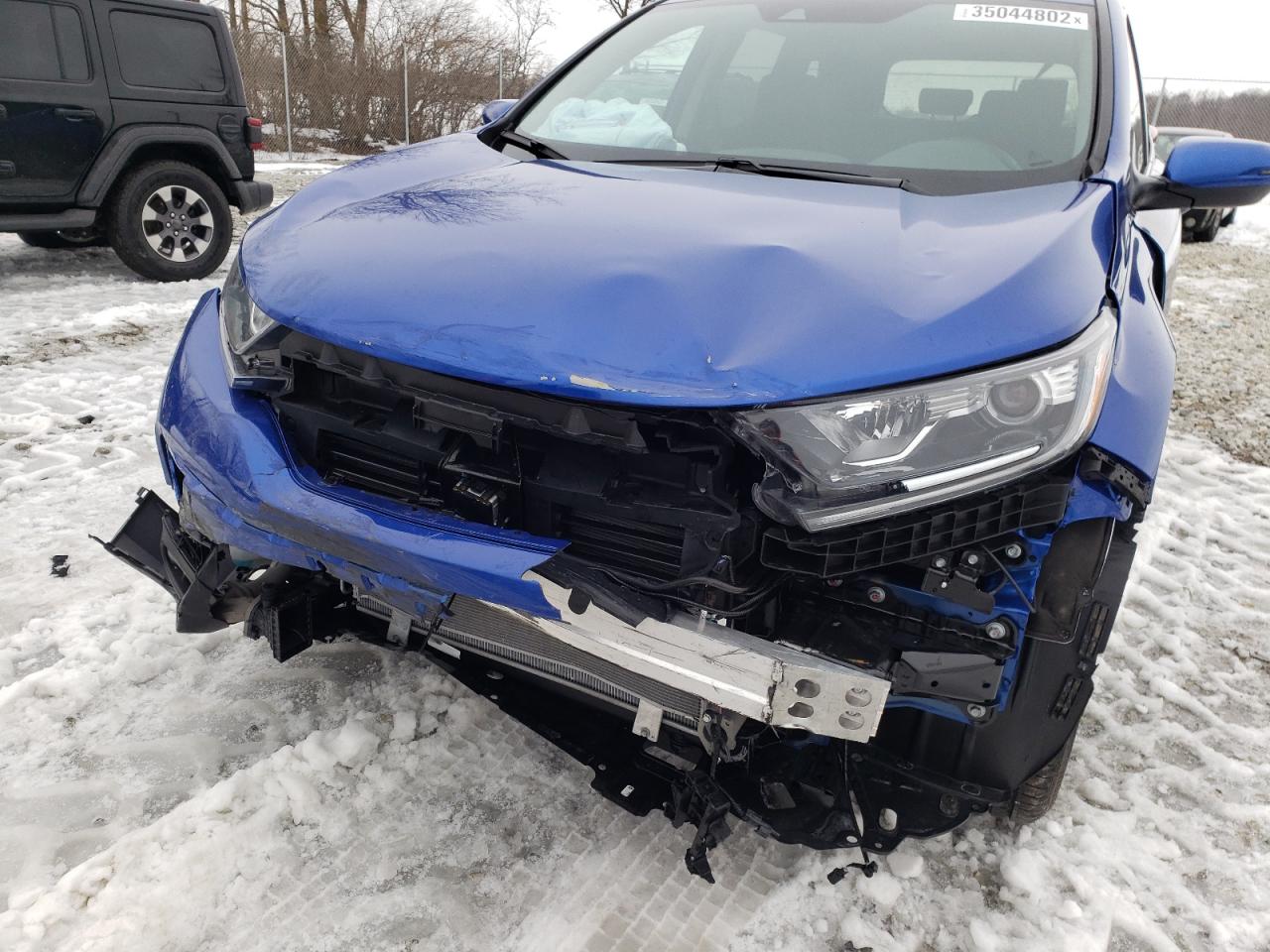 Photo 9 from auction – 2021 HONDA CR-V EX with VIN 7FARW2H51ME034140