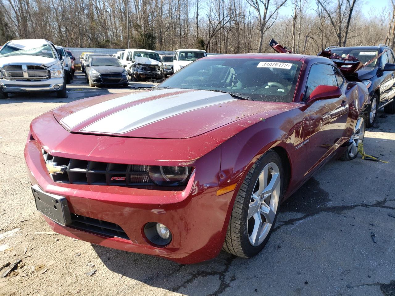 Photo 2 from auction – 2011 CHEVROLET CAMARO LT with VIN 2G1FB1ED7B9122314