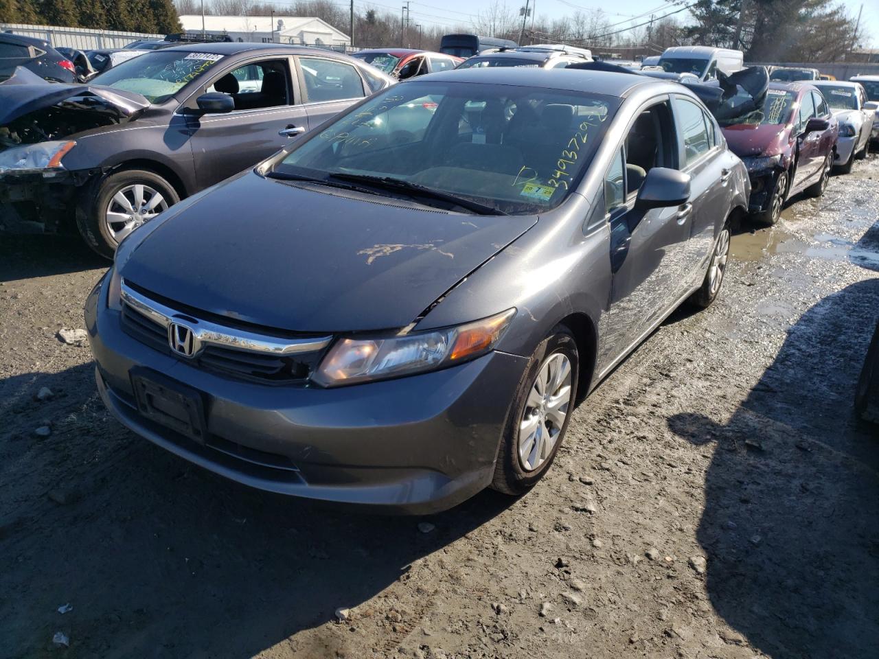 Photo 2 from auction – 2012 HONDA CIVIC LX with VIN 2HGFB2F56CH311601
