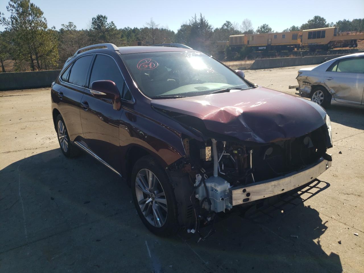 LEXUS RX 350 2015 with VIN 2T2ZK1BA4FC171681 - Photo from auction