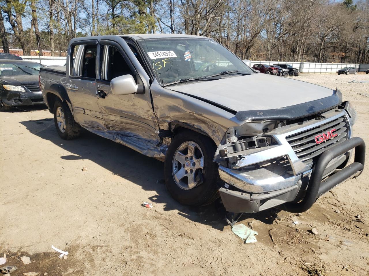 GMC CANYON SLE 2012 with VIN 1GTD5MFE5C8110660 - Photo from auction