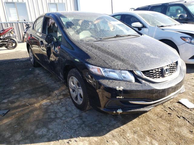 HONDA CIVIC LX 2013 with VIN 19XFB2F50DE006753 - Photo from auction