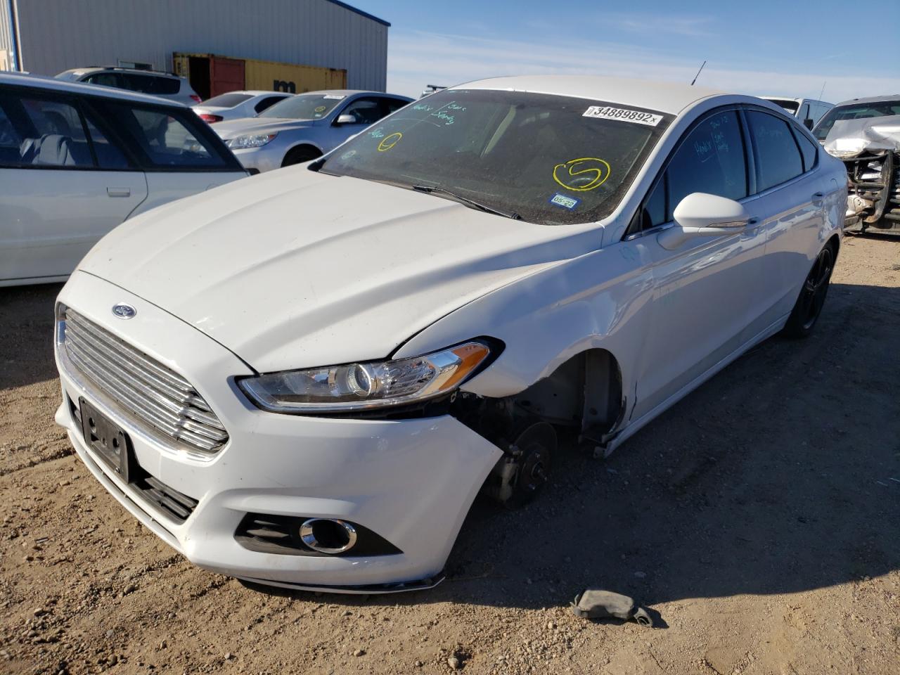 Photo 9 from auction – 2016 FORD FUSION SE with VIN 3FA6P0HD4GR404335