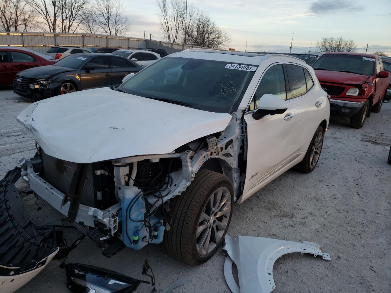 Photo 2 from auction – 2021 BUICK ENVISION A with VIN LRBFZSR42MD138024