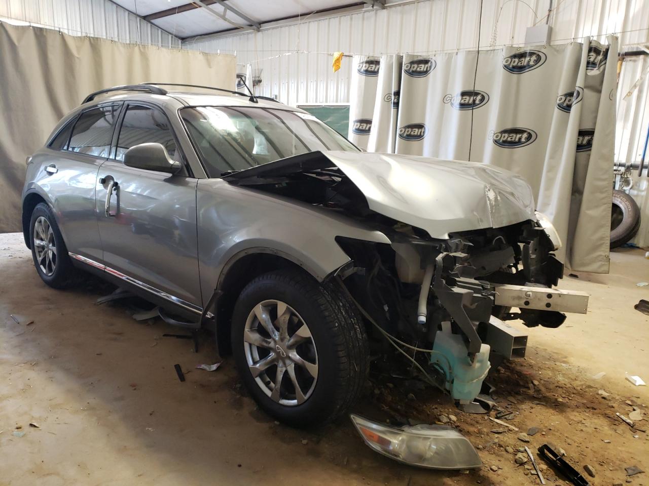 INFINITI FX35 2008 with VIN JNRAS08W58X204819 - Photo from auction