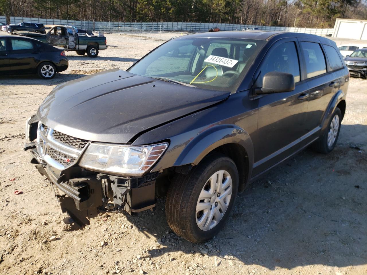 Photo 2 from auction – 2015 DODGE JOURNEY SE with VIN 3C4PDCAB3FT538045