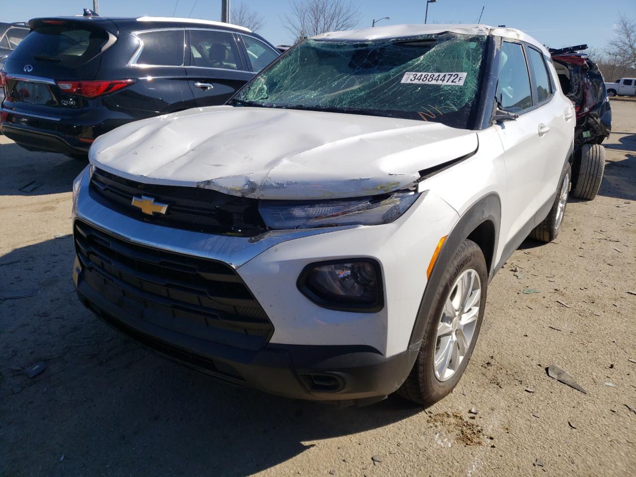 Photo 2 from auction – 2021 CHEVROLET TRAILBLAZE with VIN KL79MMS28MB179218