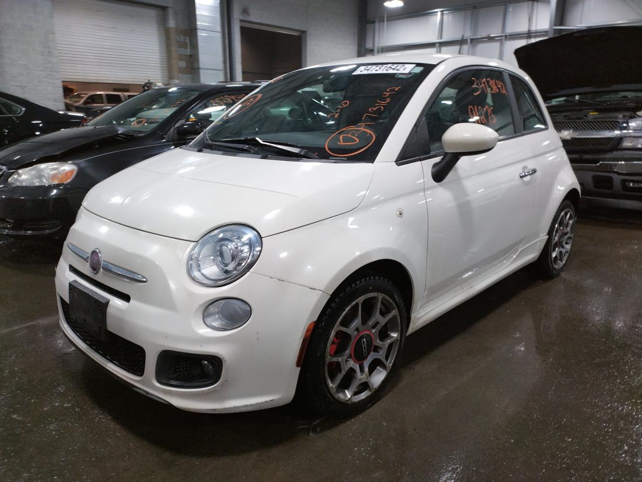 Photo 2 from auction – 2012 FIAT 500 SPORT with VIN 3C3CFFBR0CT384299