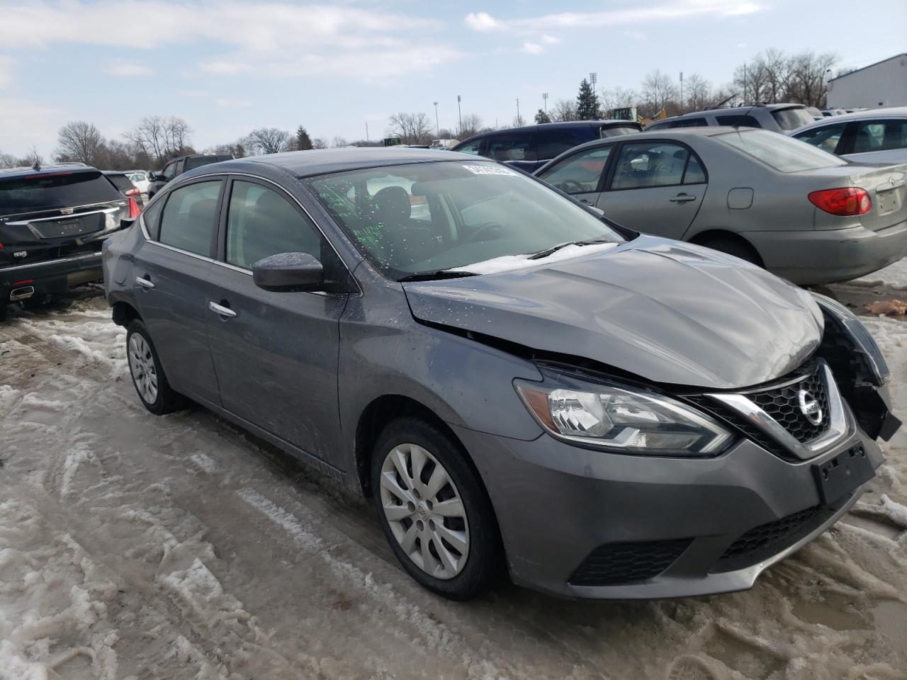 NISSAN SENTRA S 2017 с VIN 3N1AB7AP3HL723071 - Фото с аукциона