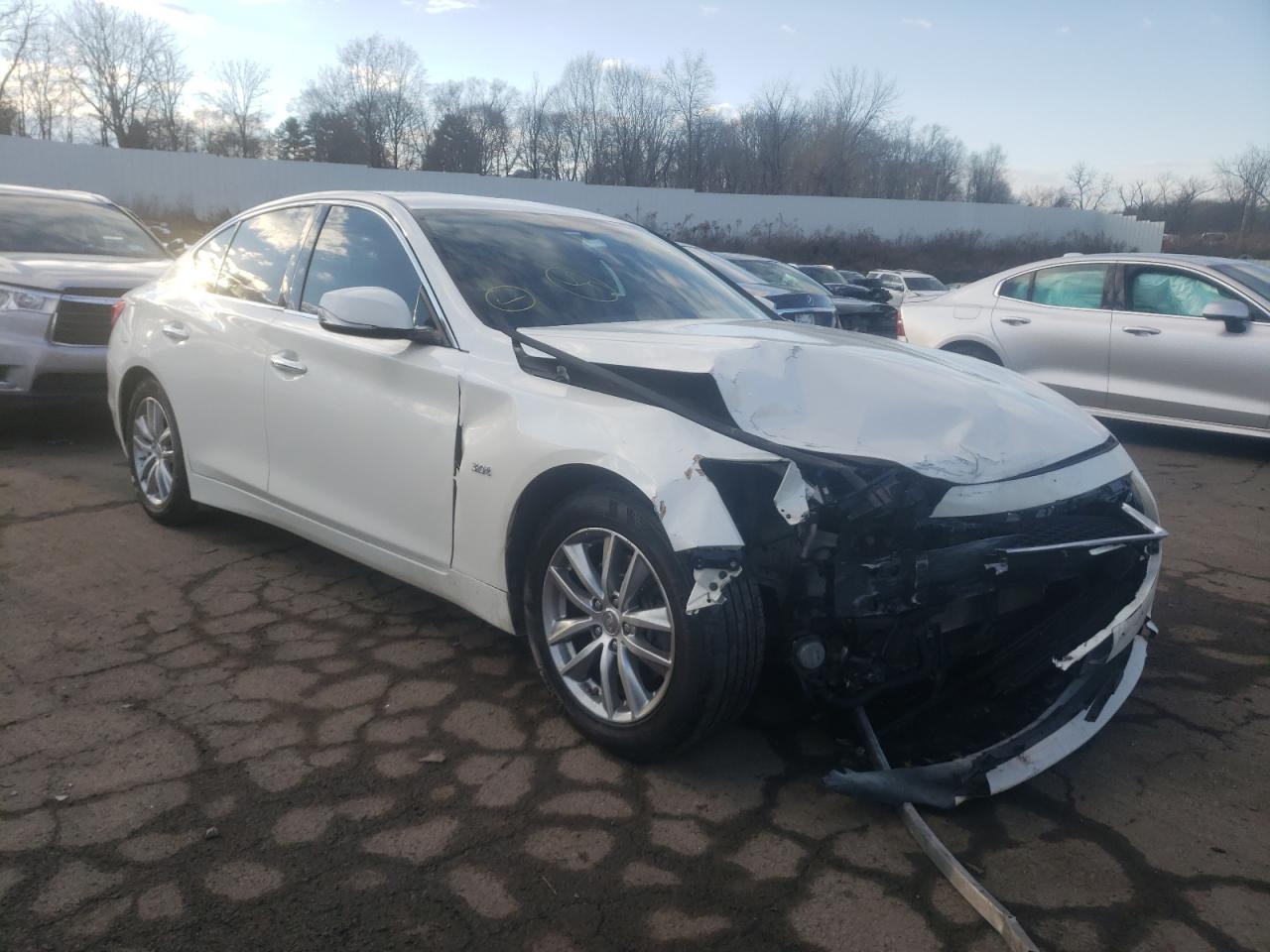 INFINITI Q50 PREMIU 2017 with VIN JN1EV7AR1HM831706 - Photo from auction