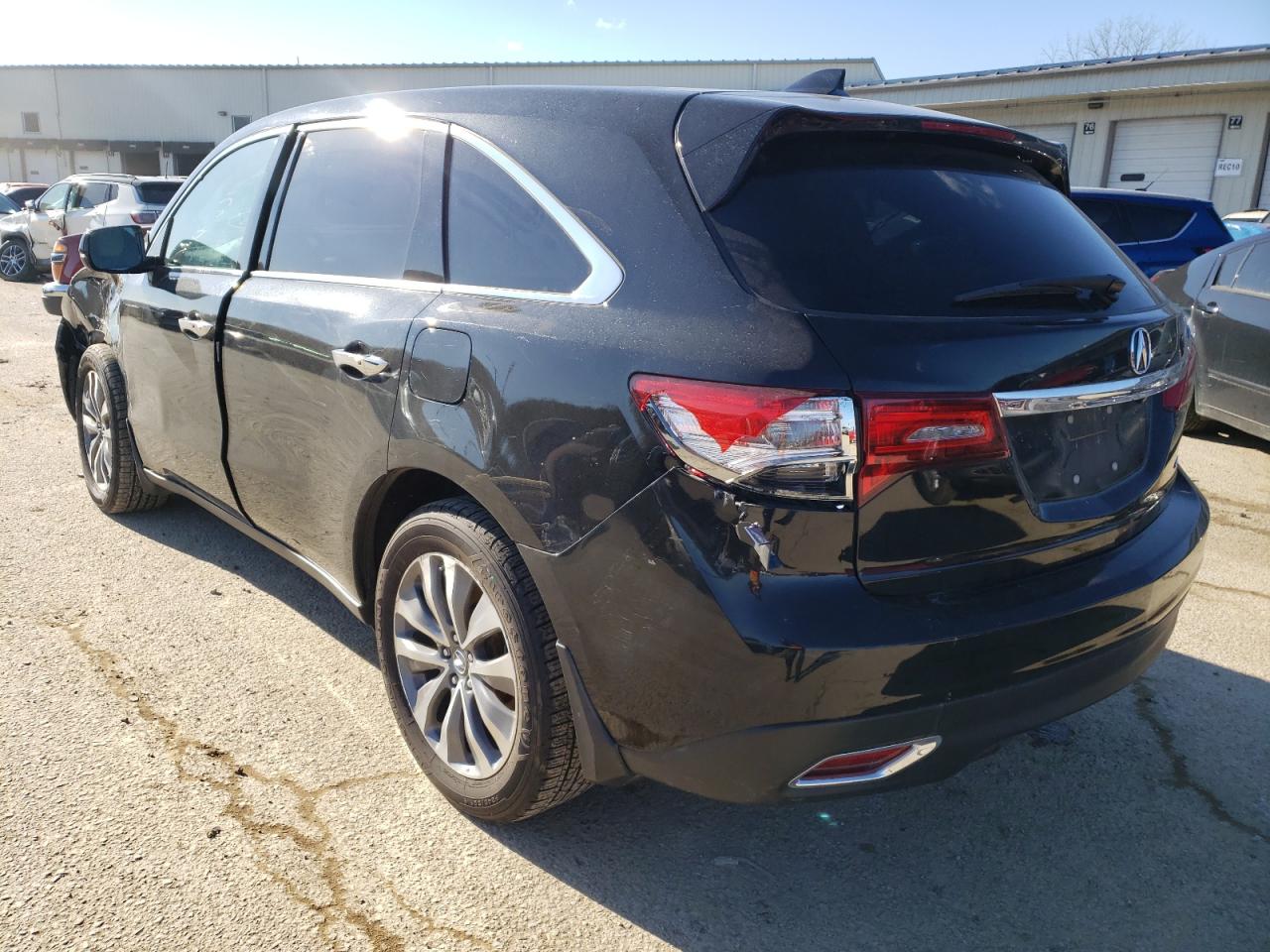 Photo 3 from auction – 2014 ACURA MDX TECHNO with VIN 5FRYD4H42EB026581