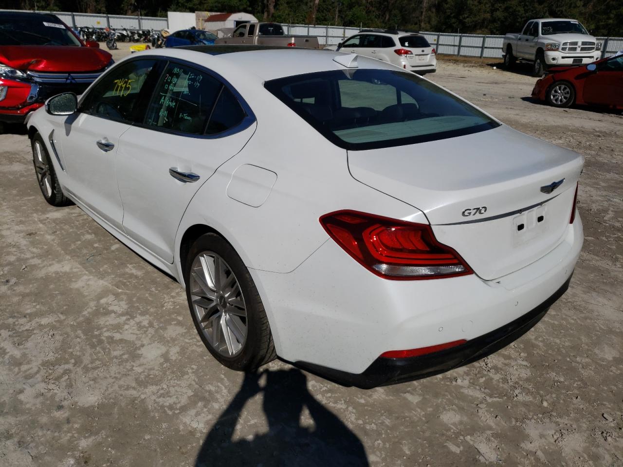 Photo 3 from auction – 2021 GENESIS G70 ELITE with VIN KMTG34LA7MU070449