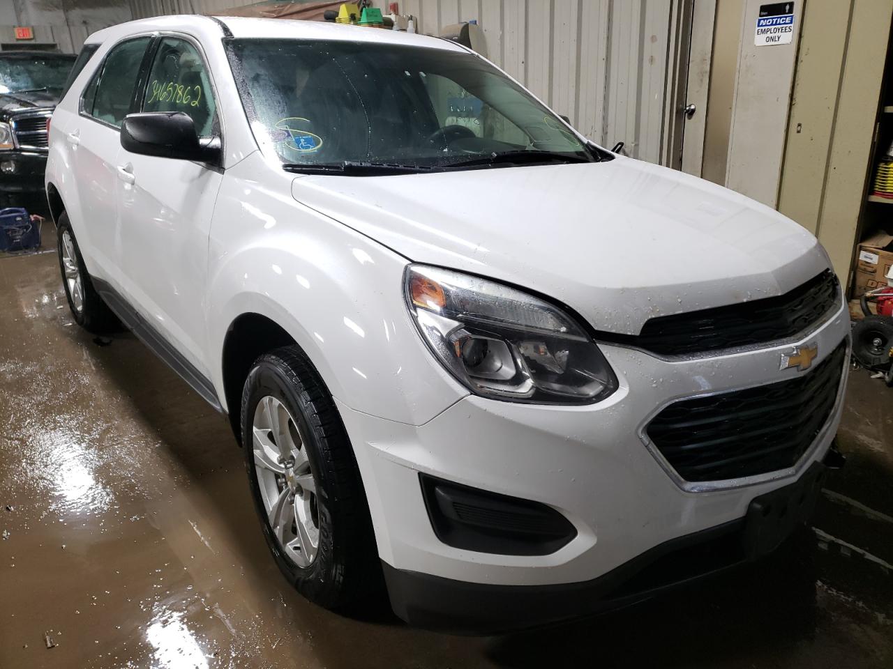CHEVROLET EQUINOX LS 2016 with VIN 2GNFLEEK9G6162646 - Photo from auction