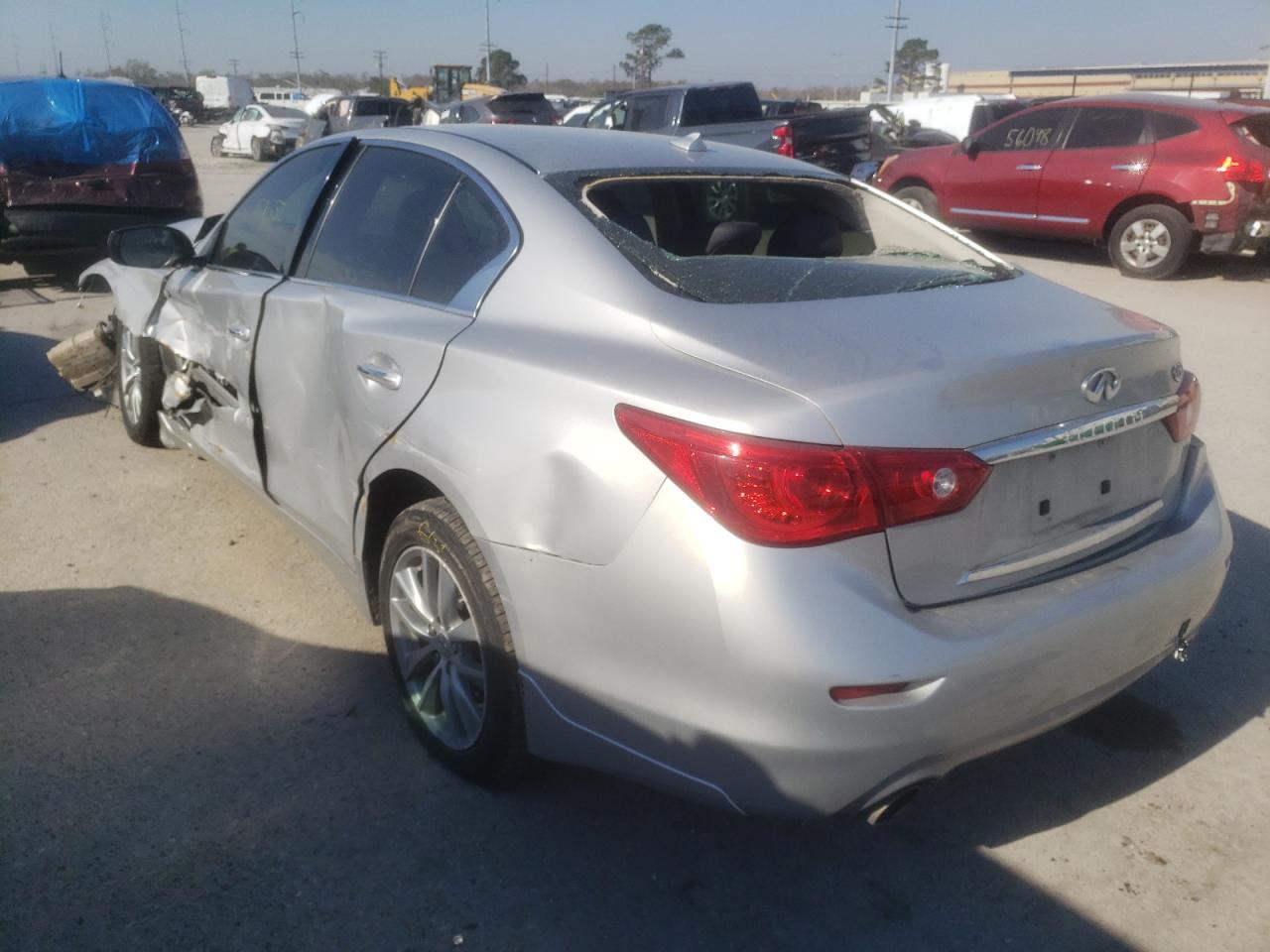 Photo 3 from auction – 2014 INFINITI Q50 BASE with VIN JN1BV7AP1EM675597