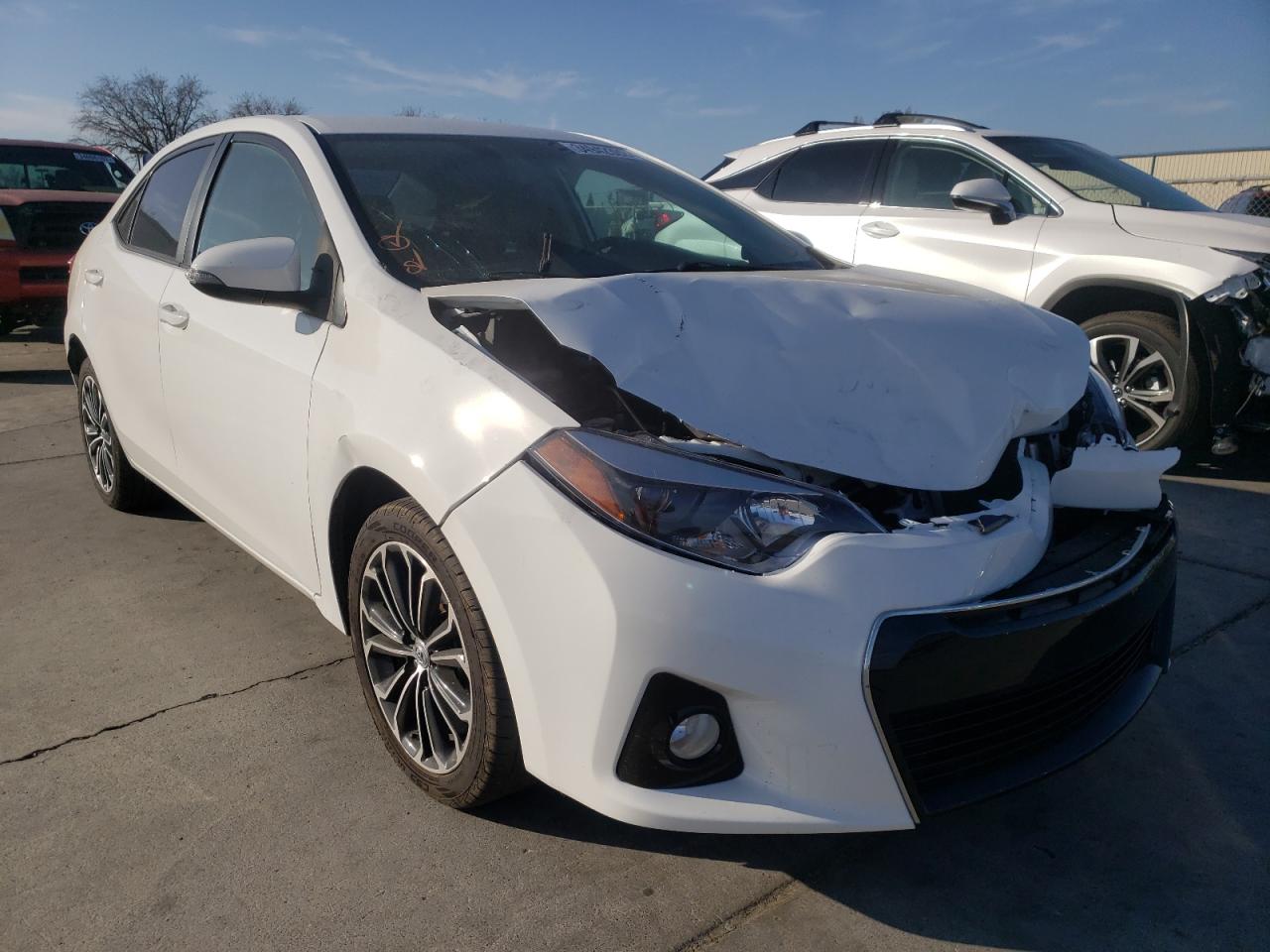 TOYOTA COROLLA L 2014 with VIN 5YFBURHE1EP158751 - Photo from auction