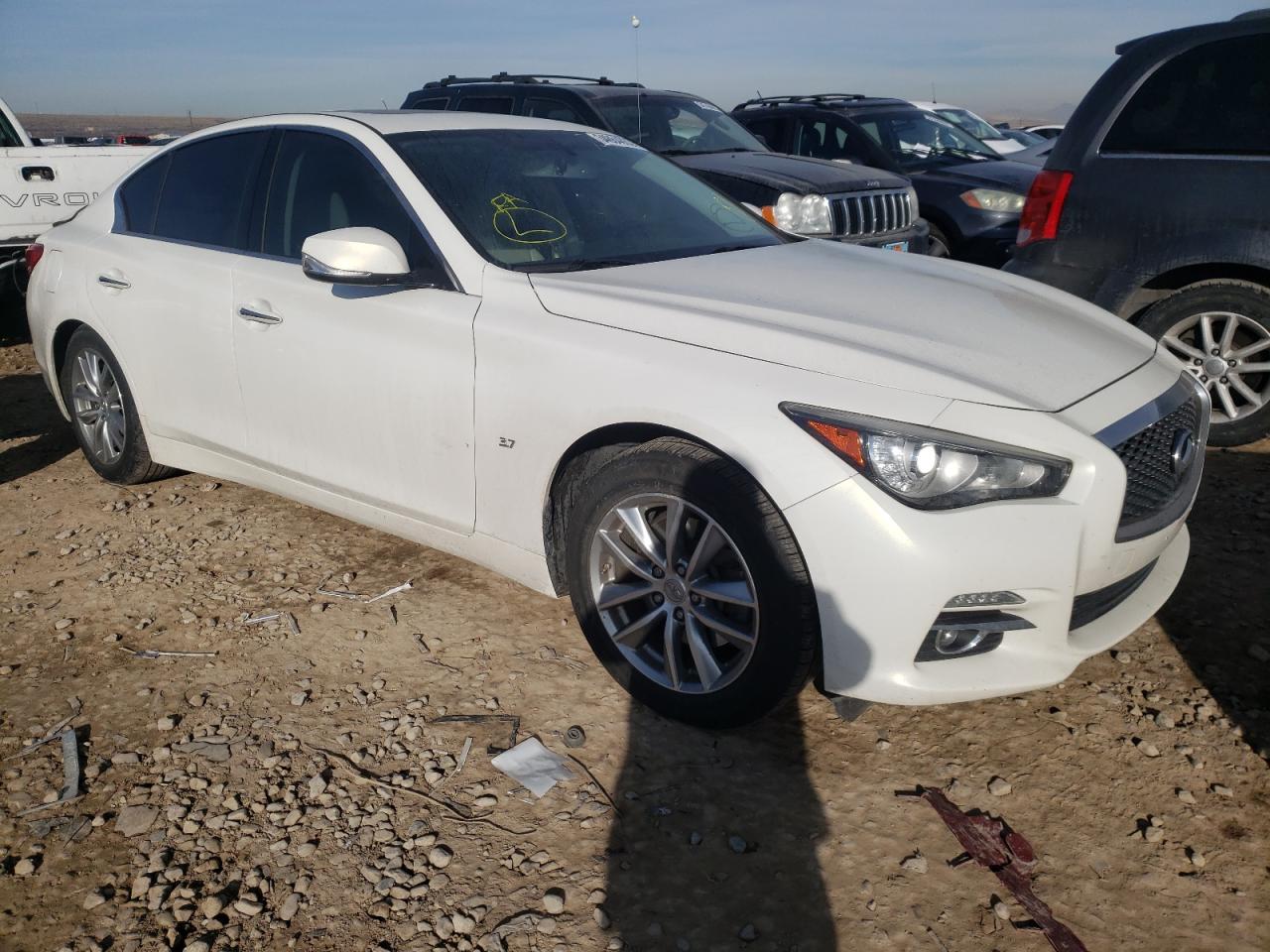 INFINITI Q50 2014 with VIN JN1BV7AR4EM681752 - Photo from auction