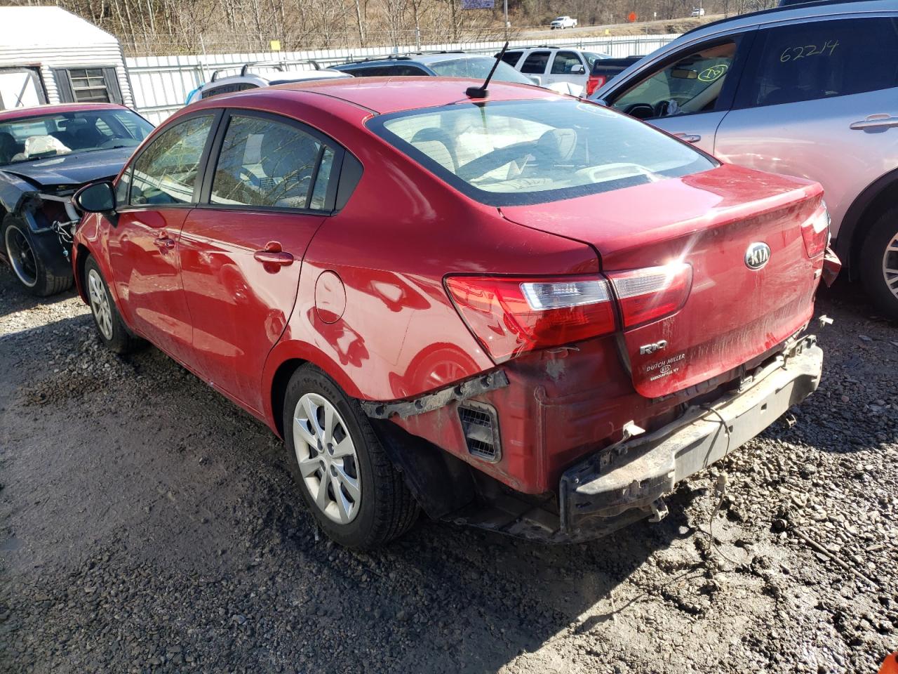 Photo 3 from auction – 2014 KIA RIO LX with VIN KNADM4A32E6419104