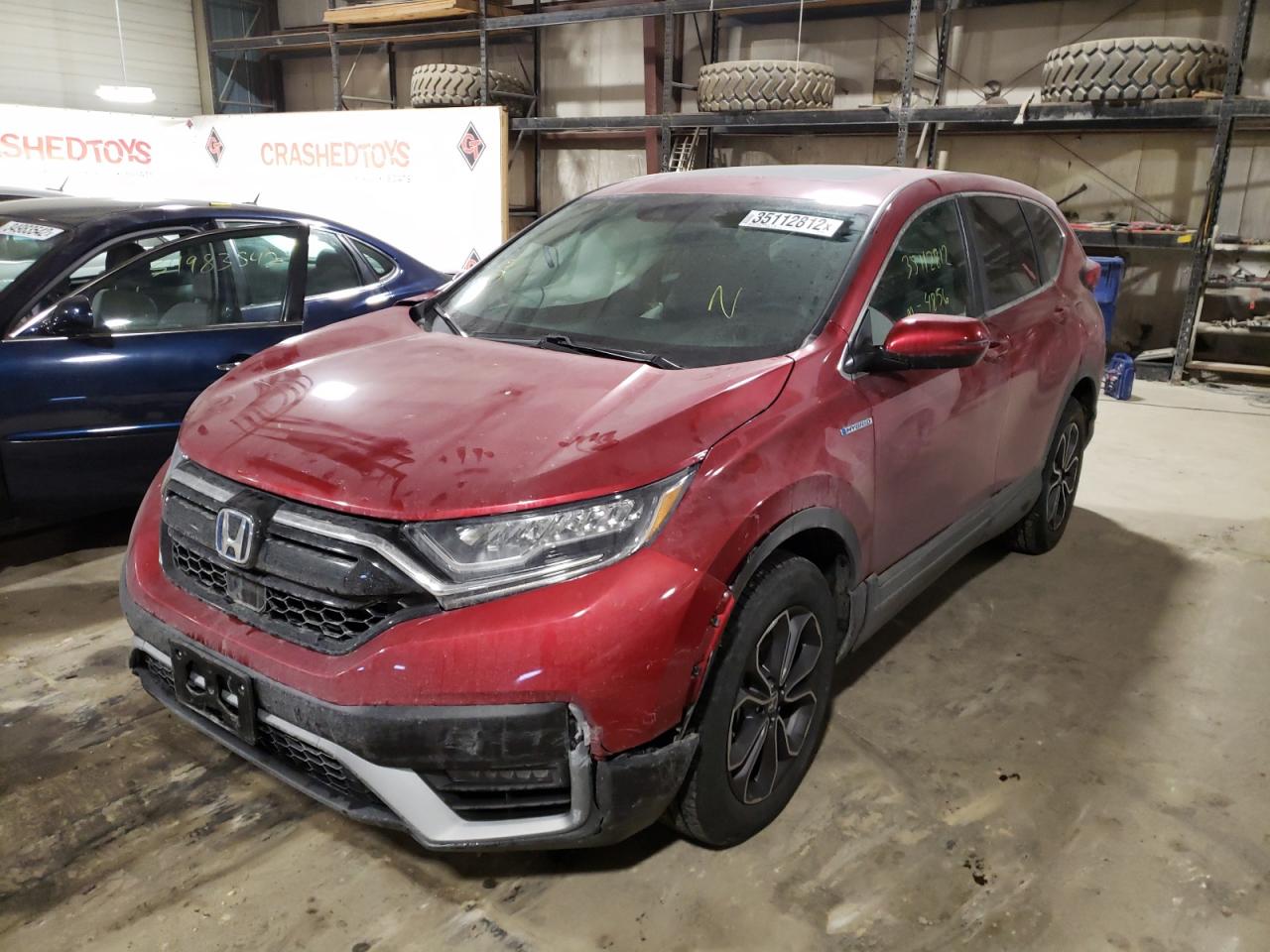 Photo 2 from auction – 2021 HONDA CRV with VIN 7FART6H57ME036801